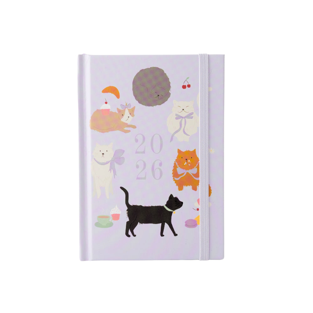 2026 A6 Weekly Diary - Kit-Tea Cat